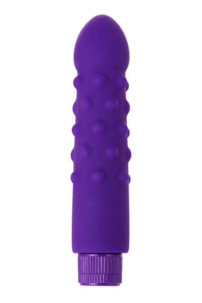 Вибратор нереалистичный TOYFA A-Toys, силикон, фиолетовый, 17 см